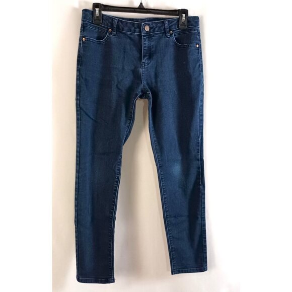 Simply Vera Vera Wang Jeans Women’s 6 Straight Leg Stretch Denim Blue 5 Pocket - Picture 1 of 8